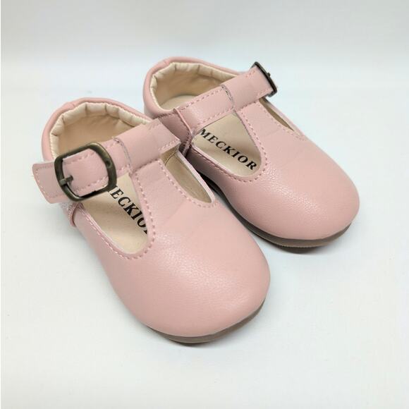 Baby Girl Pink Mary Jane shoes size 5.5 (21) - Picture 1 of 5